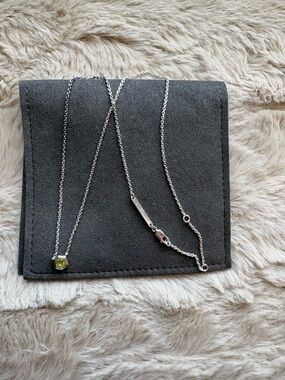 Kendra Scott Davie Sterling Silver August Pendant Necklace